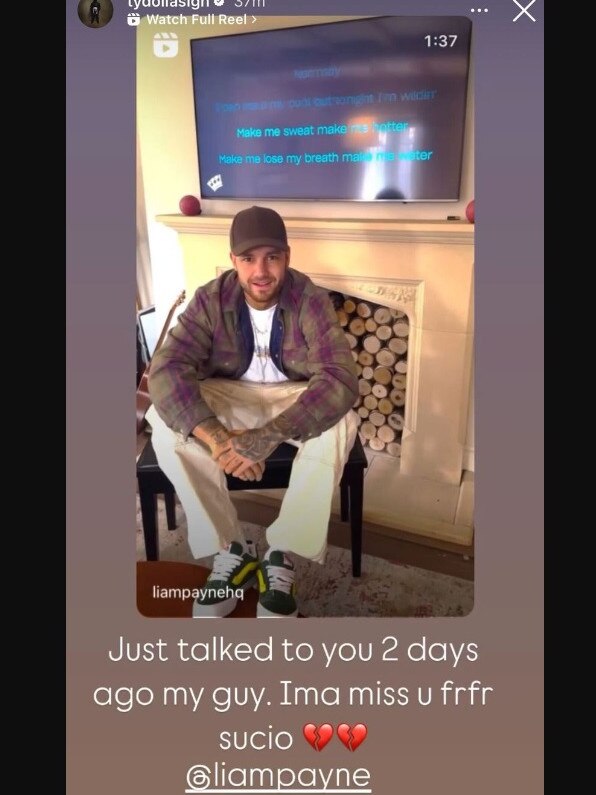 Ty Dolla $ign has shared his grief over Payne's death. Picture: Instagram
