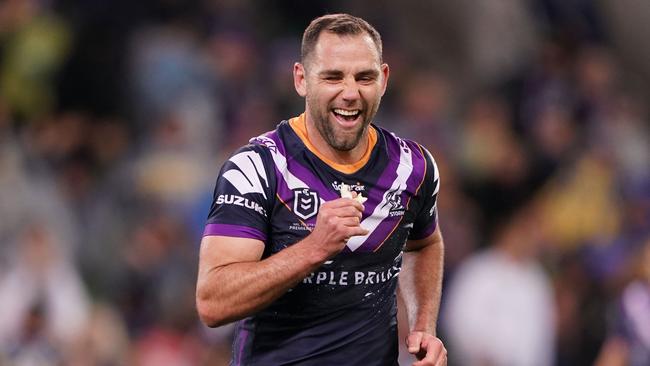 Cameron Smith will play on next season. Picture: Scott Barbour