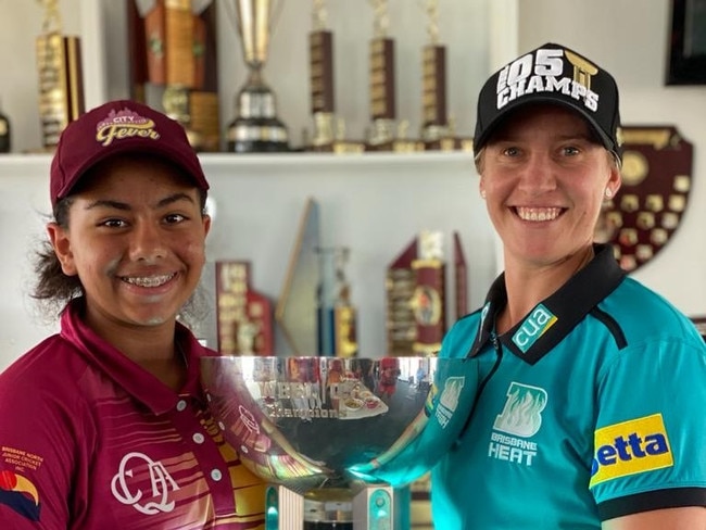 Queensland's next generation has been inspired by the Heat WBBL success.