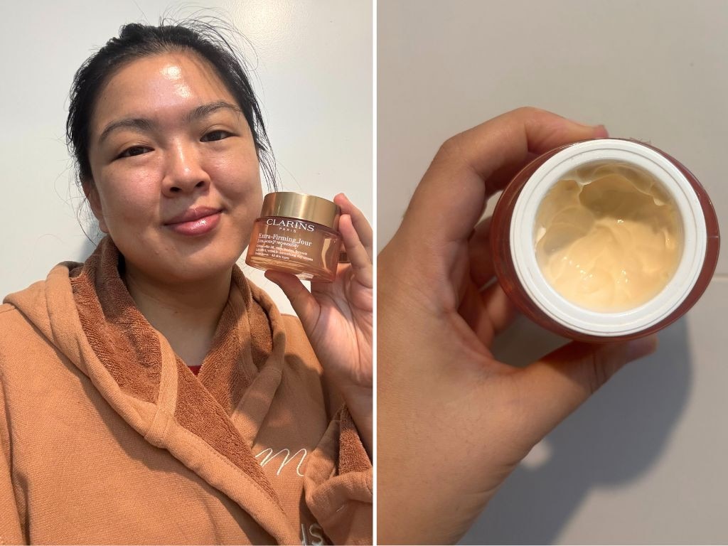 Clarins Extra Firming Day Cream. Picture: Supplied/Melody Teh