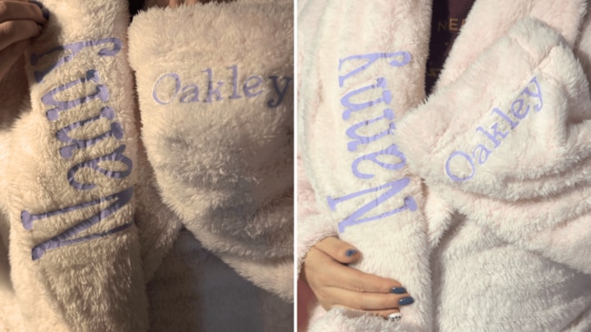 Because nothing says “I’m the favourite child” like heat-transfer vinyl. Image: Supplied.
