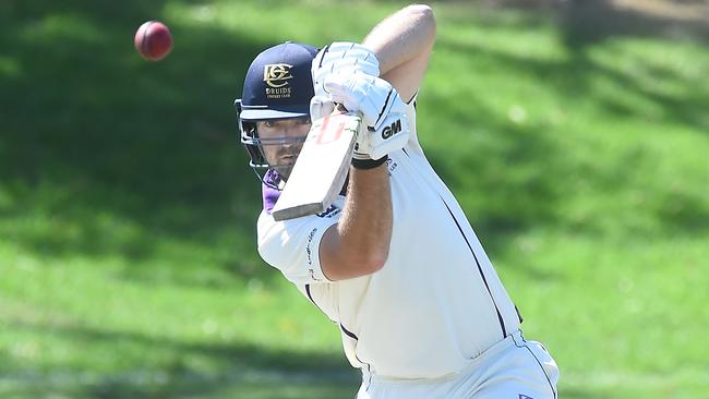 Druids star Leigh Wilson shows the maker’s name. Picture: Rob Leeson