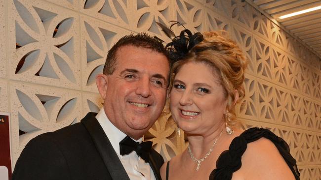 Simon and Xenia Schembri at The Ark black tie charity ball at Parkwood Village. Picture: Regina King