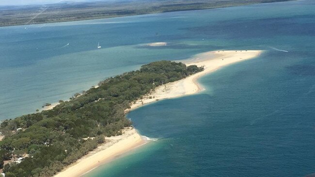 The new sinkhole at Inskip Point