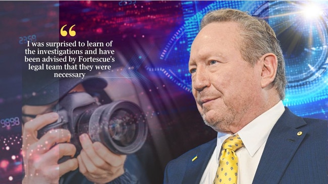 Fortescue’s executive chairman Andrew Forrest effectively conceded that the company’s lawyers had overstepped the mark.