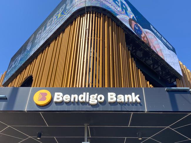 Bendigo Bank's Malop St branch is temporarily closed until February 1, 2023. Picture: Michaela Meade