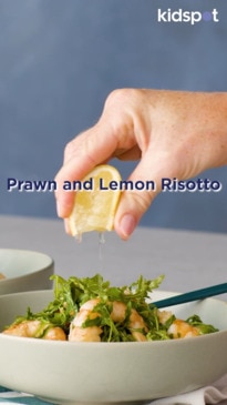 Prawn and lemon risotto