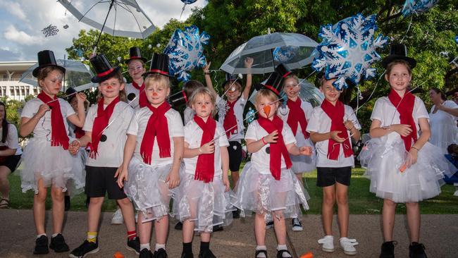 Thousands of Territorians braved the tropical heat for A Very Darwin Christmas Pageant. Picture: Pema Tamang Pakhrin