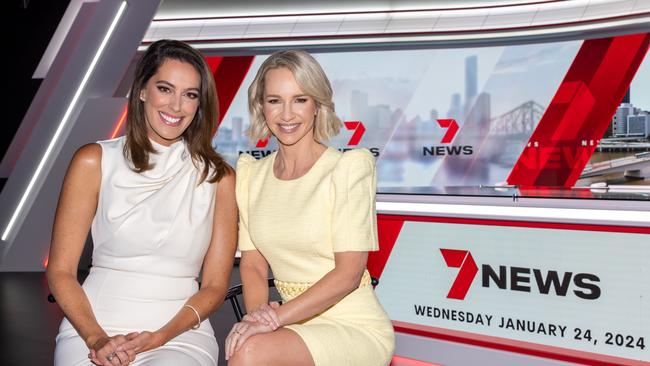 7NEWS Queensland shakes up its presenting team, introducing Katrina Blowers and Samantha Heathwood as the new anchors for its 4pm weekday bulletin. Picture: Seven Network.