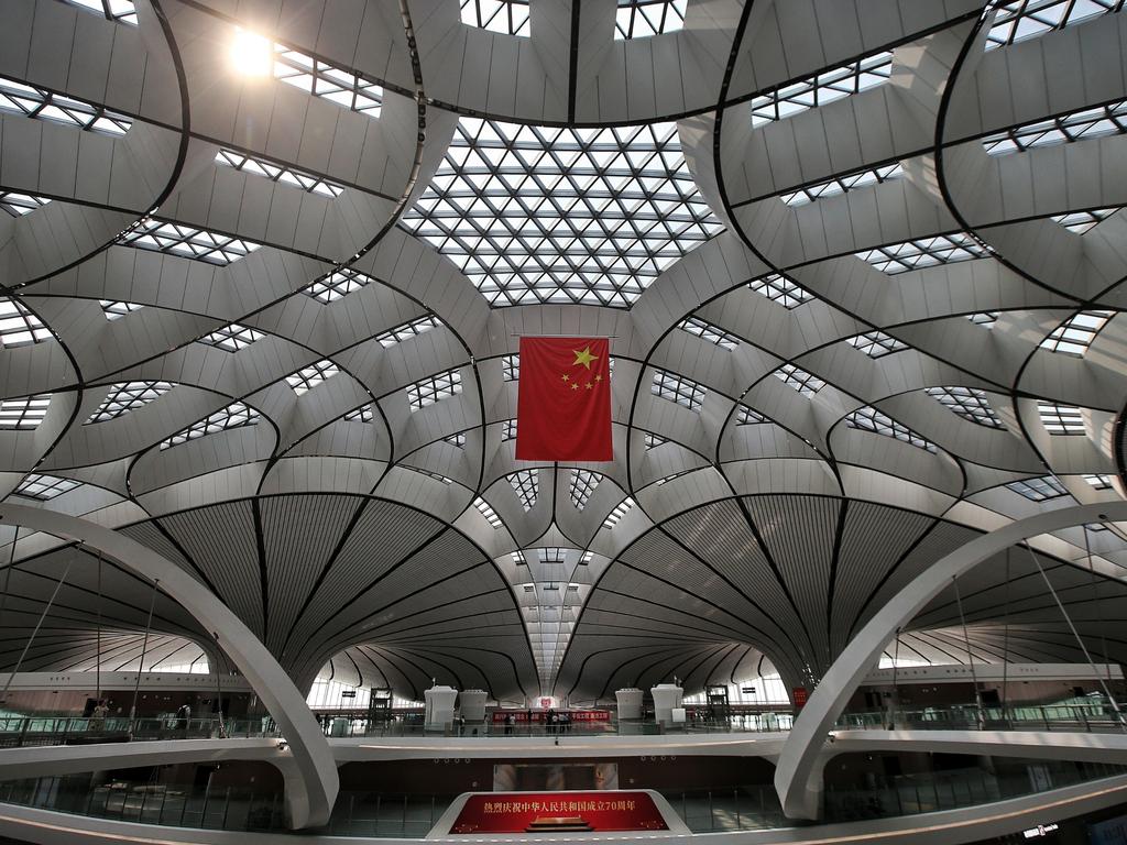 The airport is believed to be one of the world’s most impressive. Picture: Imaginechina via AP