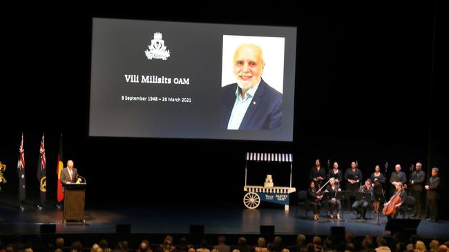 Vili’s service was held at The Fes. Picture Dean Martin