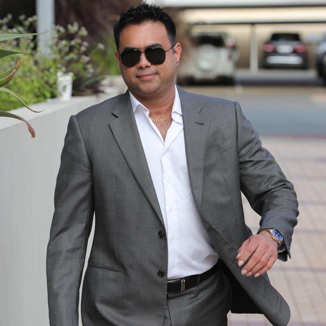 Mrunal Narendra Parekh arrives at Southport Courthouse. Picture: Glenn Hampson