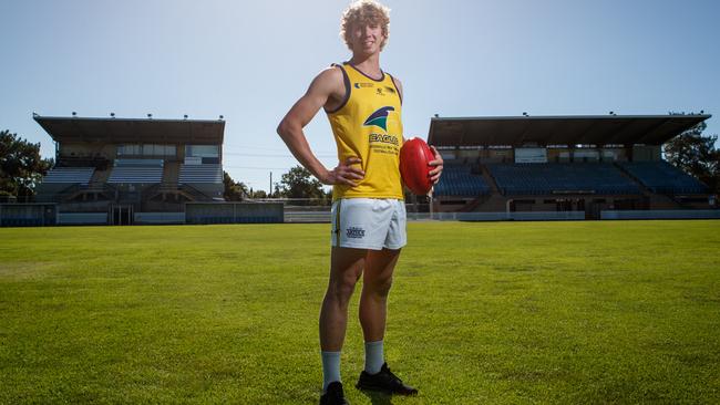 Patrick Weckert at Woodville Oval. Picture: Matt Turner