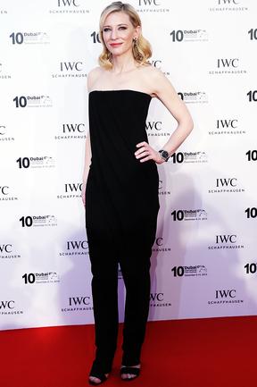 Cate Blanchett attends the IWC Schaffhausen For The Love Of Cinema IWC Filmmakers Award 2013 at One And Only Royal Mirage on December 7, 2013 in Dubai, United Arab Emirates. Picture: Getty