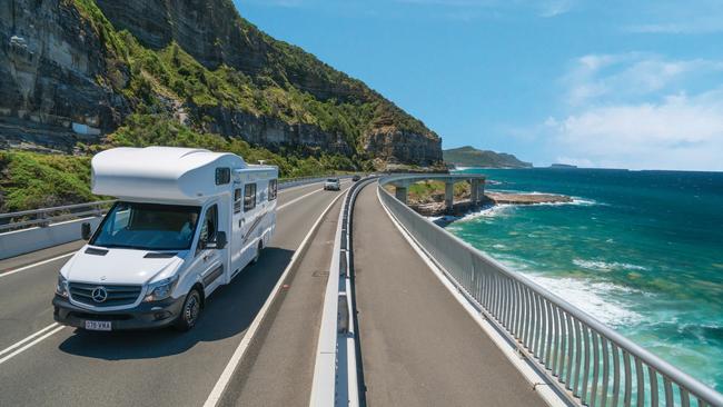 People can keep their distance from others while travelling in a campervan. Picture: Dee Kramer Photography