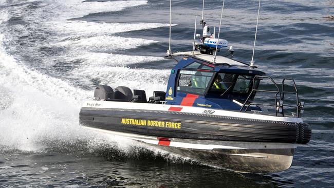 The ABF’s tactical vessel, made in South Australia. Picture: Mark Brake