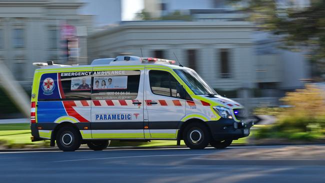 An Ambulance Victoria spokeswoman said paramedics were called to the single-vehicle rollover at Bamawm at 2pm on Monday. Picture: Stephen Harman