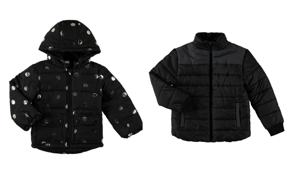 Kmart black hot sale puffer jacket