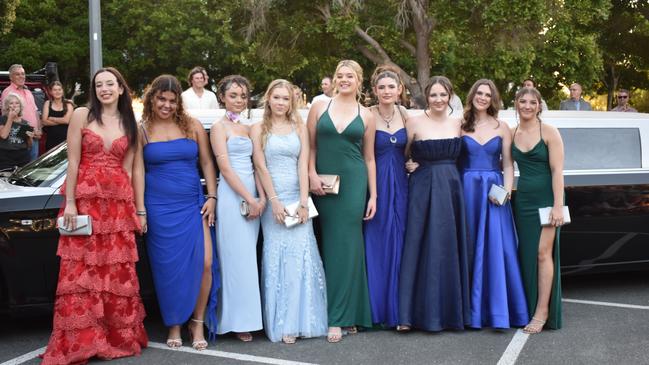 Students at Kawana Waters State College Year 12 formal 2024.