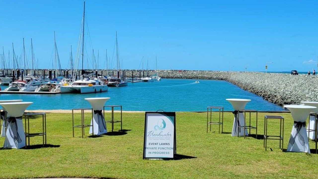 Breakwater Bar and Restaurant was a popular eatery and wedding venue at Mackay Harbour, which entered into liquidation in March. Picture: Facebook