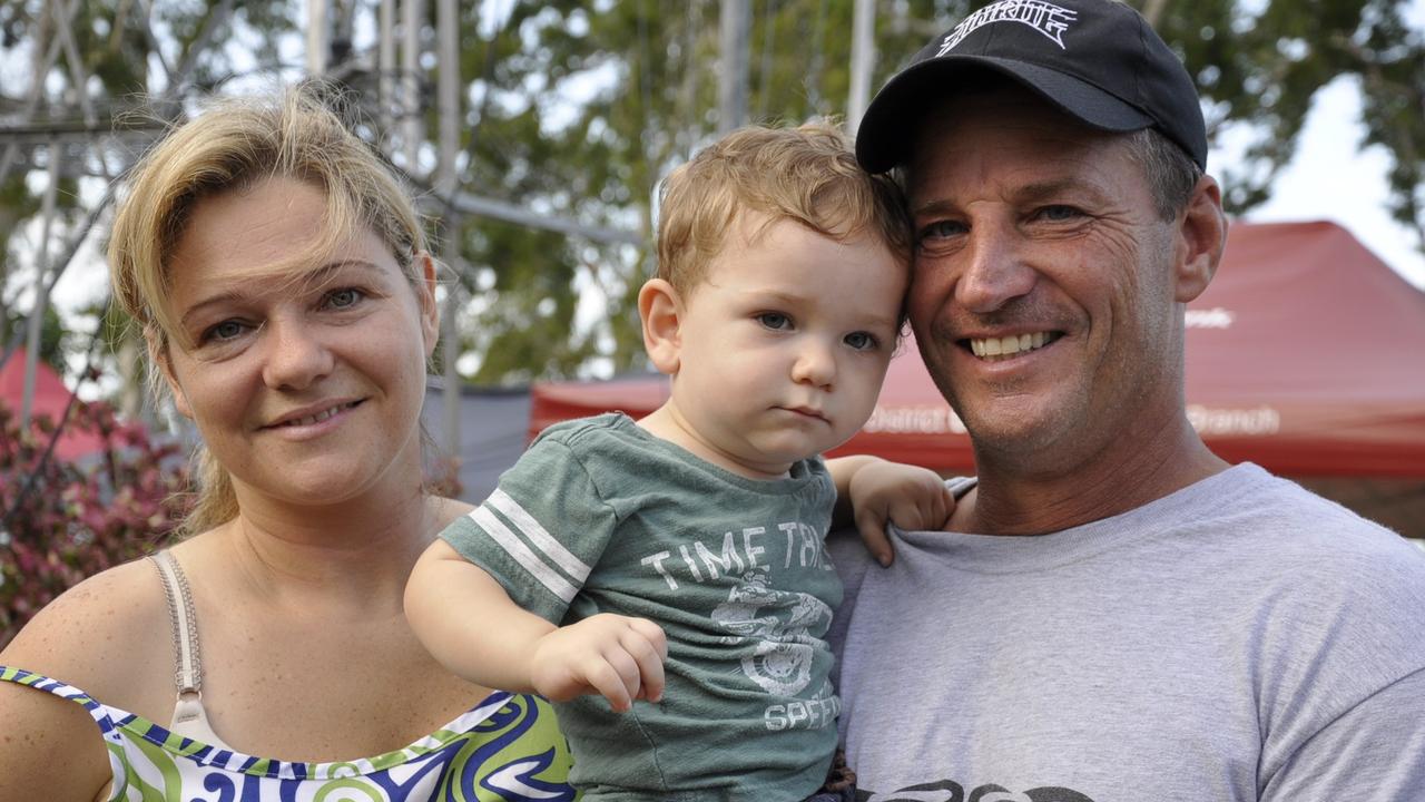 Angela and Rick Bettua with their son Troy. Picture: Supplied