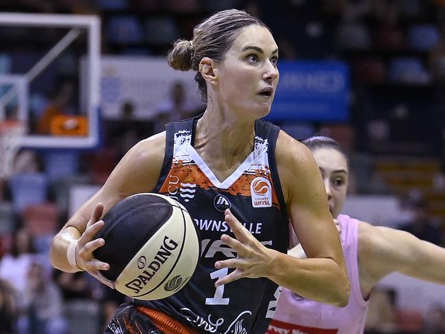 Fire ace Alice Kunek is back to full health — just in time for Townsville’s finals run. Picture: Getty Images