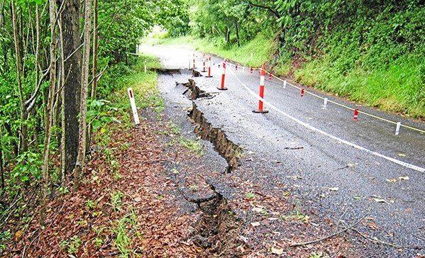 Flood damaged roads in Lismore will take months to repair. Picture: Contributed Lismore City Council