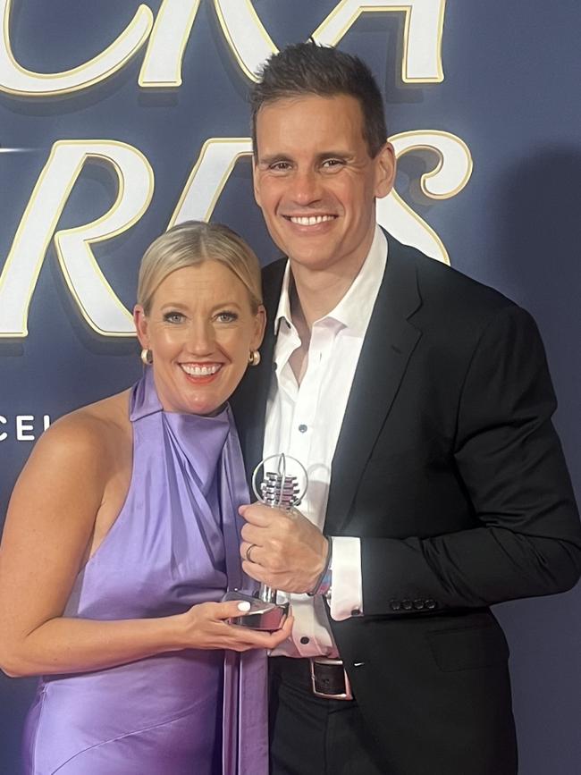 Nova 919’s Jodie Oddy and Andrew Hayes. Picture: Supplied