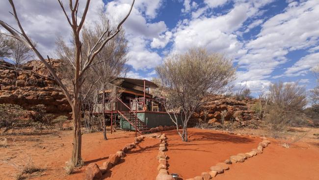 Luxury camping at Kings Creek Station, NT.