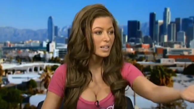 Boob grab woman' Rebecca Grant doesn't realise she's on live TV