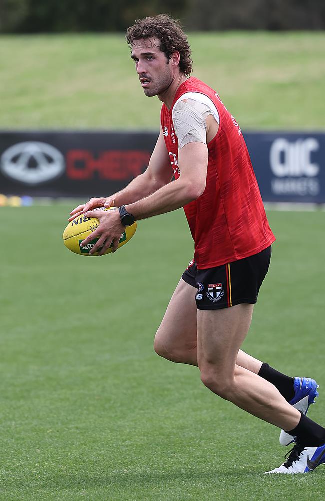 Max King is nearing full training. Picture: Ian Currie