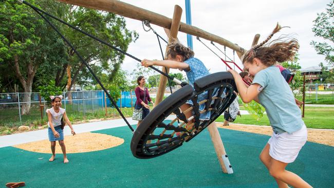 Hanlon Park in Stones Corner in Brisbane's inner south. Picture: Brisbane City Council.