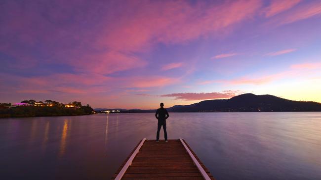 Watching a new day begin from Montrose Bay. Picture: Kelvin Ball. Your Focus on Tasmania **ONE TIME USE ONLY**
