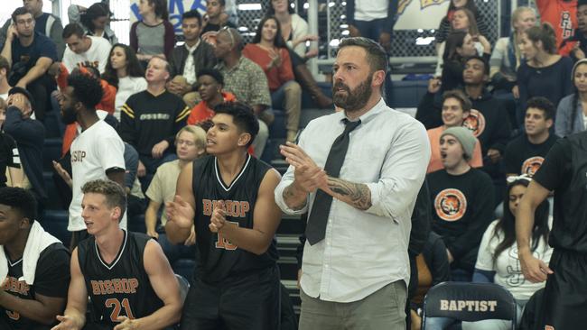 Ben Affleck as alcoholic school basketball coach Jack Cunningham.