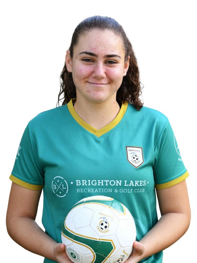 Amani Shalak is a goalkeeper for Chipping Norton FC U14 girls. Picture: Supplied