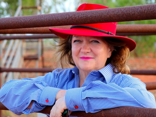 Gina Rinehart comments on the sale of Kidman station. Picture: Supplied