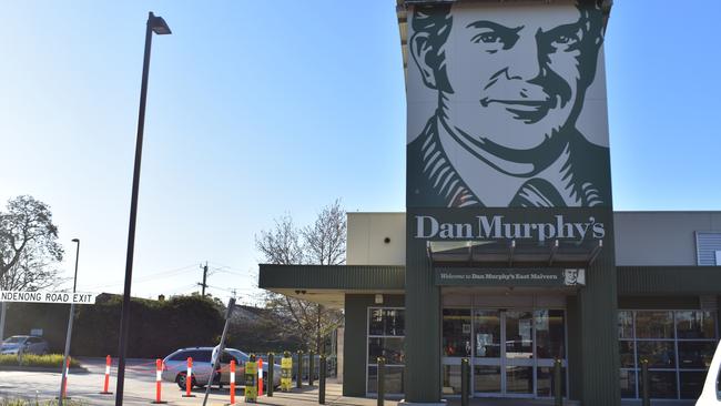 The stand-off between Dan Murphy’s and Moet Hennessy Australia has led to stores running empty on the company’s biggest selling champagne and wine brands. Picture: Kiel Egging