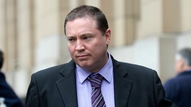 Warren Shea stood trial alongside his childhood friend Mr Perry. Picture: Jake Nowakowski