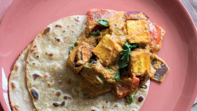 Yum: tomato paneer curry from Christine Manfield’s<i> Indian Cooking Class</i>