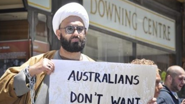 Man Horan Monis outside the Downing Centre in 2009.