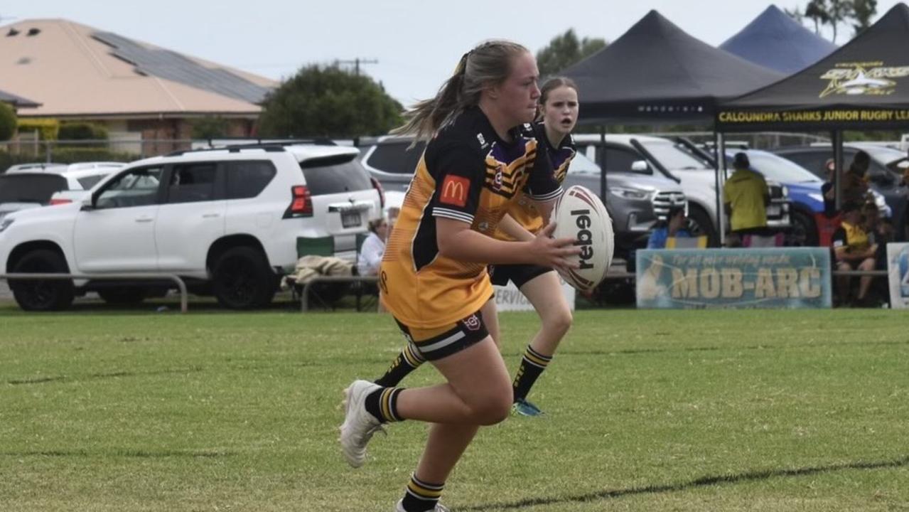 Toowoomba Junior Rugby League and Gatton Hawks young gun Jacki Diete.