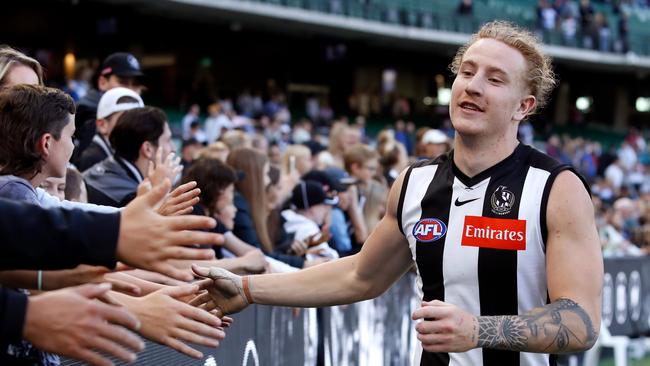 Beau McCreery is one Pie who has benefited under Craig McRae’s game plan. Picture: Getty Images