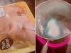 The new TikTok trend shows people boiling chicken in a cold and flu remedy.