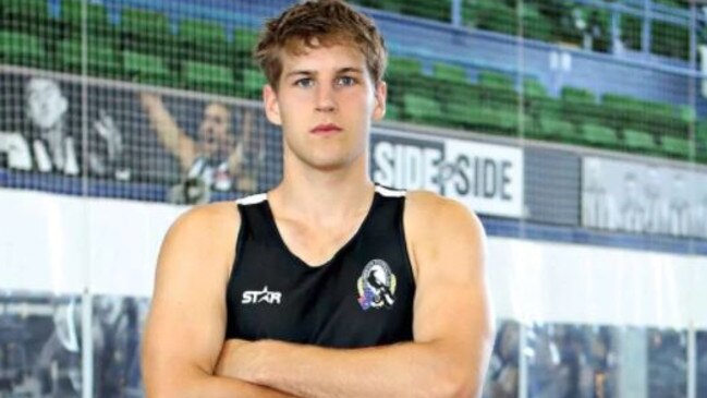 Brayden Sier has received a suspended fine for placing bets on football games. Picture: Collingwood Media