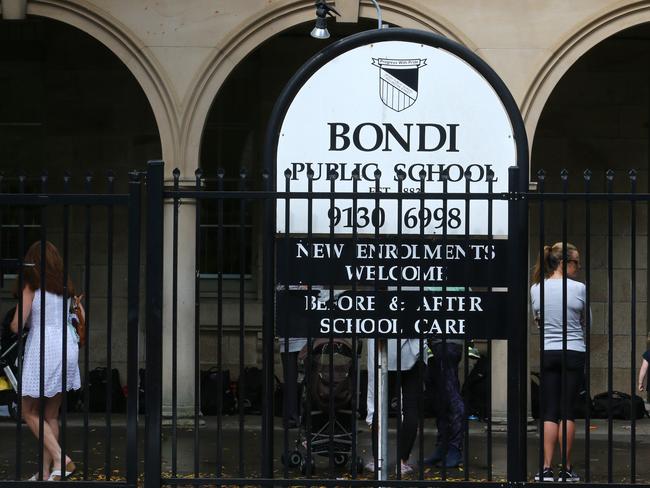 Bondi Public School is at 141% capacity. Picture: Britta Campion