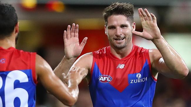 Jesse Hogan starred against the Lions. Picture: Getty Images