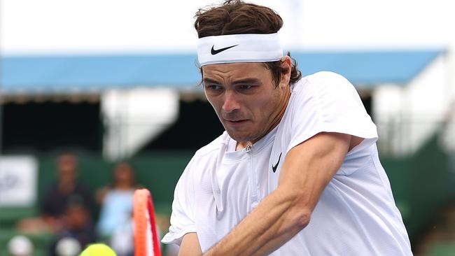 World No9 Taylor Fritz has had a good preparation for a tilt at the title. Picture: Getty Images.