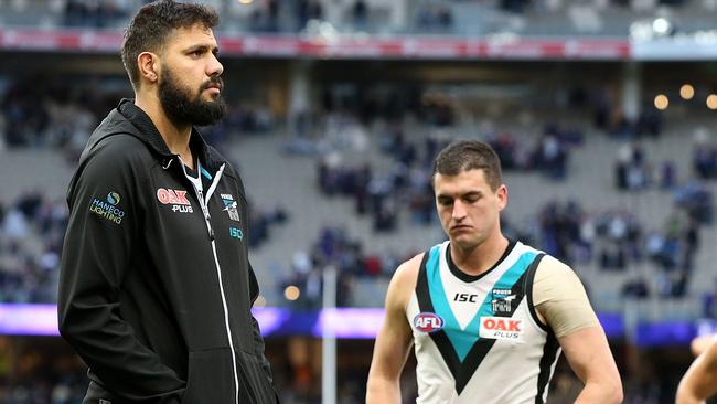 Paddy Ryder after Port Adelaide’s loss to Fremantle.