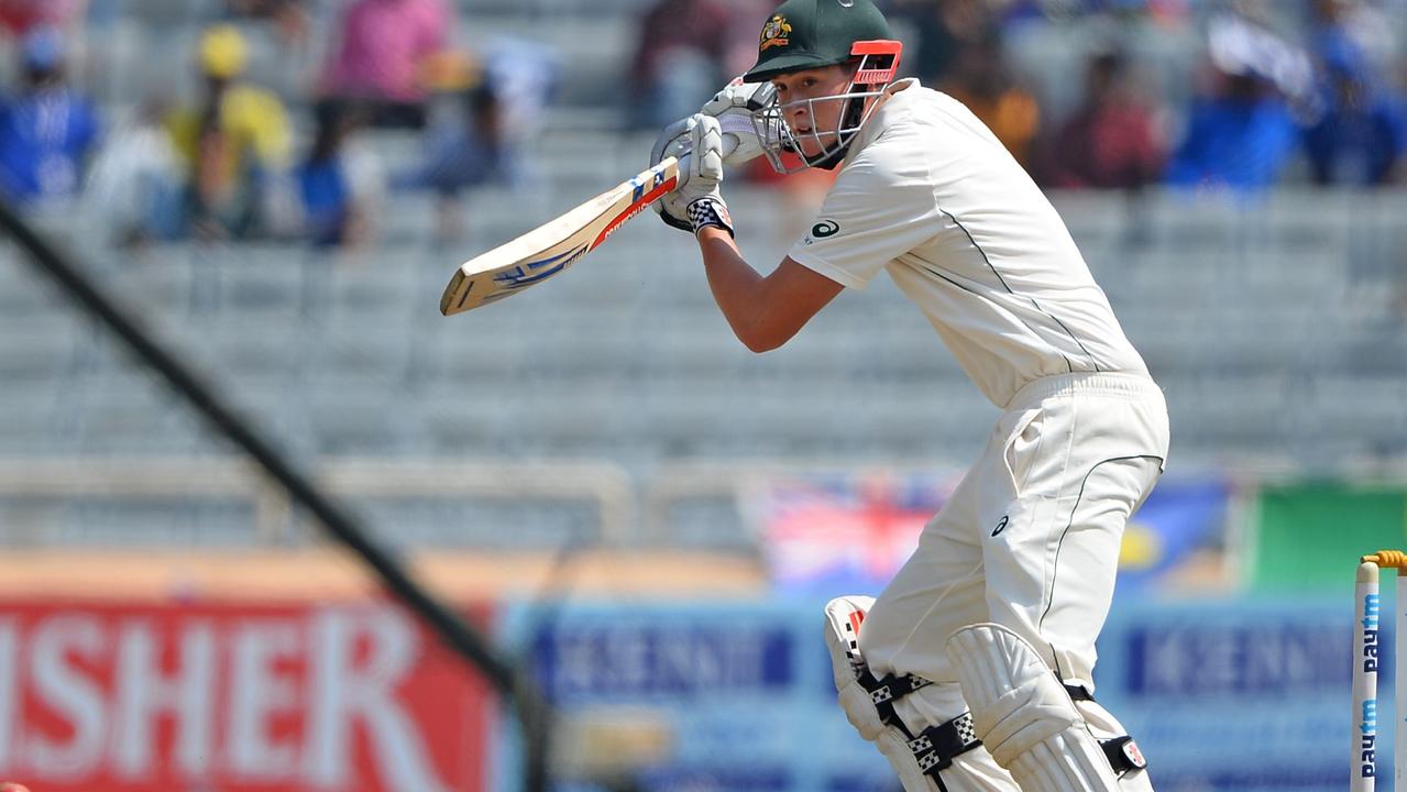 Australian batsman Matthew Renshaw plays a shot during his last visit to the subcontinent.