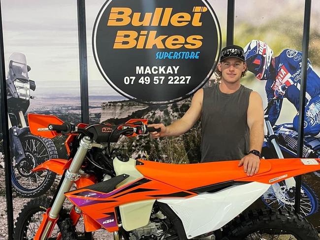 Bullet Bikes Mackay have been a major supporter of Jack Mentha. He wouldn't be where he is today without Weldit Industries and the generous support of all his sponsors. Picture: Jack Mentha Facebook.